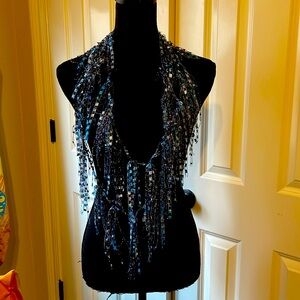 Unique statement necklace scarf